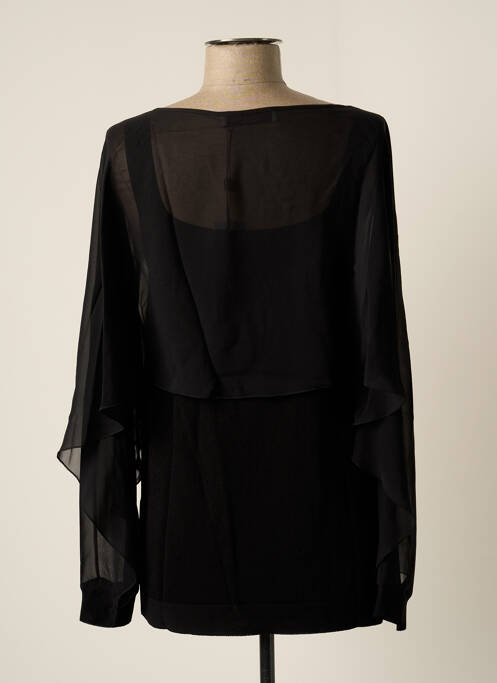 Tunique manches longues noir D.EXTERIOR pour femme