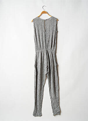 Combi-pantalon tissage crêpe sans manche gris BAKKER MADE WITH LOVE femme