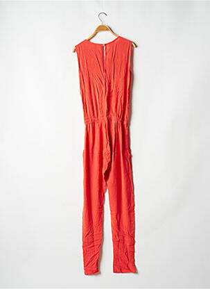Combi-pantalon tissage crêpe sans manche orange BAKKER MADE WITH LOVE femme