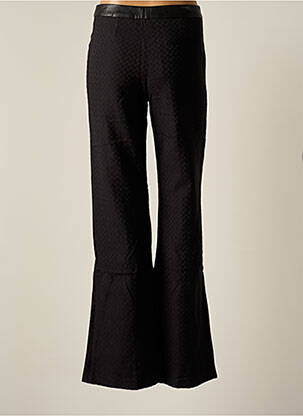 Pantalon flare taille normale taille normale noir CHEMINS BLANCS femme