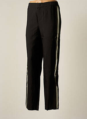 Pantalon slim taille élastique taille normale noir SET femme