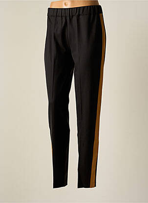 Pantalon slim taille élastique taille normale noir D.EXTERIOR femme