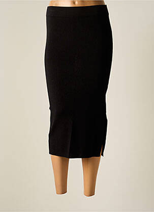 Jupe longue taille normale noir 360 SWEATER femme