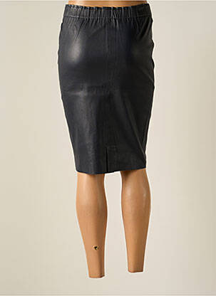 Jupe mi-longue taille normale bleu J.SEBASTIEN VASSAL femme