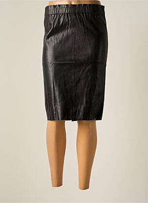 Jupe mi-longue taille normale noir J.SEBASTIEN VASSAL femme