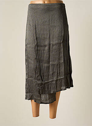 Jupe mi-longue taille normale gris BAKKER MADE WITH LOVE femme