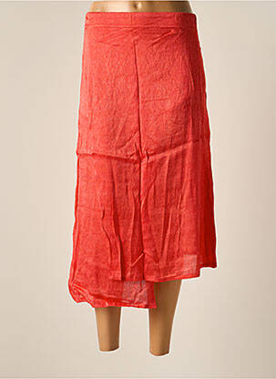 Jupe mi-longue taille normale rouge BAKKER MADE WITH LOVE femme
