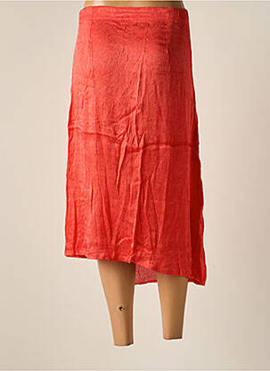 Jupe mi-longue taille normale rouge BAKKER MADE WITH LOVE femme
