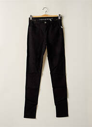 Pantalon slim taille normale taille normale noir CHEMINS BLANCS femme