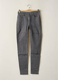 Jeans coupe slim slim taille normale gris CHEMINS BLANCS femme
