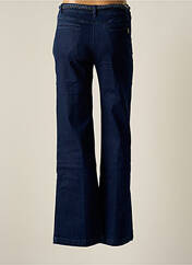 Jeans coupe droite bleu CHEMINS BLANCS pour femme seconde vue