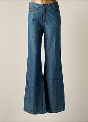 Jeans coupe large bleu CHEMINS BLANCS pour femme