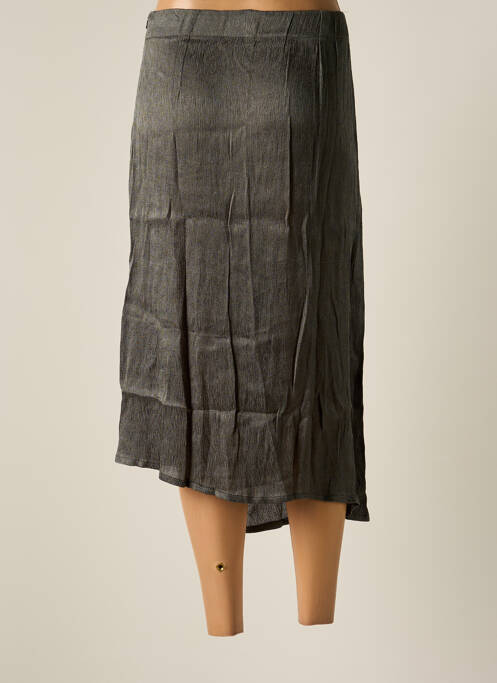 Jupe mi-longue gris BAKKER MADE WITH LOVE pour femme