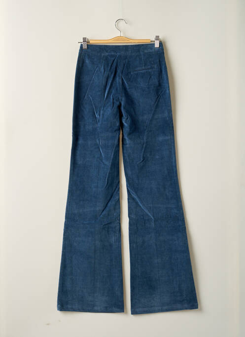 Pantalon droit bleu CHEMINS BLANCS pour femme