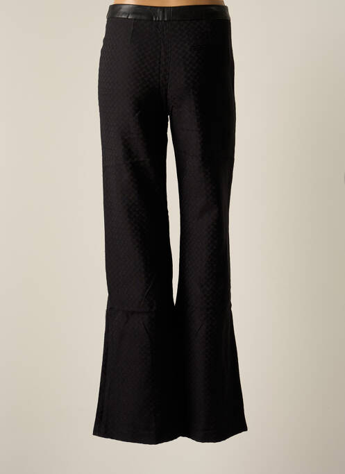 Pantalon flare noir CHEMINS BLANCS pour femme
