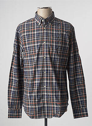 Chemise manches longues manches longues bleu HENRY COTTON'S homme