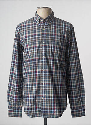 Chemise manches longues poches poitrine bleu HENRY COTTON'S homme