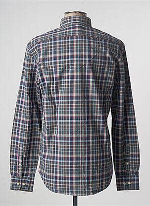 Chemise manches longues poches poitrine bleu HENRY COTTON'S homme