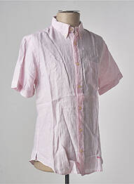 Chemise manches courtes coupe cintrée rose HENRY COTTON'S homme