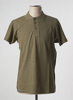 Polo stretch manches courtes vert TED LAPIDUS homme