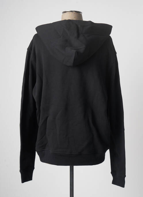 Sweat-shirt à capuche tissage jersey manches longues noir SWEET PANTS homme