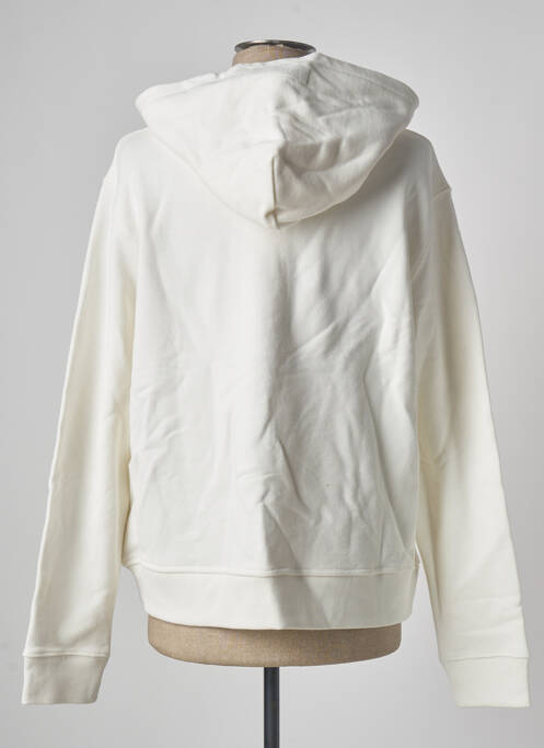 Sweat-shirt à capuche tissage jersey manches longues beige SWEET PANTS homme