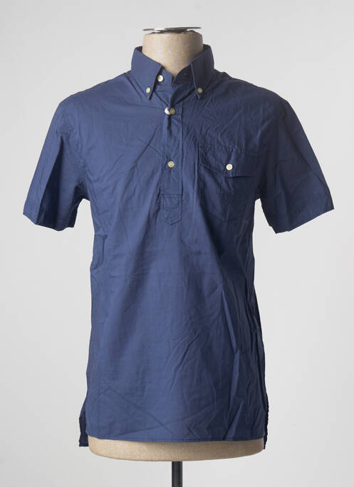 Chemise manches courtes bleu HENRY COTTON'S pour homme