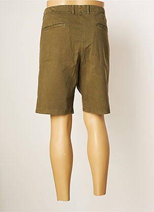 Bermuda tissage popeline taille normale vert SHO homme