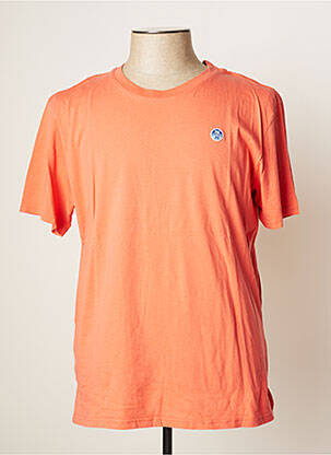 T-shirt orange NORTH SAILS pour homme