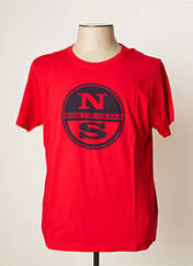 T-shirt rouge NORTH SAILS pour homme seconde vue