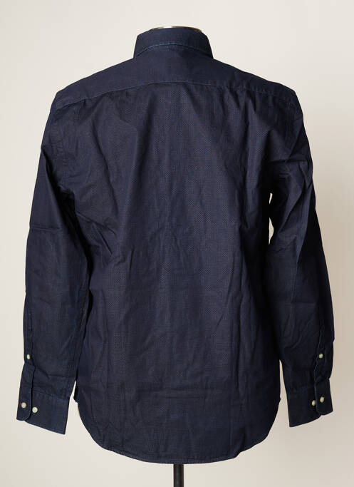 Chemise manches longues bleu HENRY COTTON'S pour homme