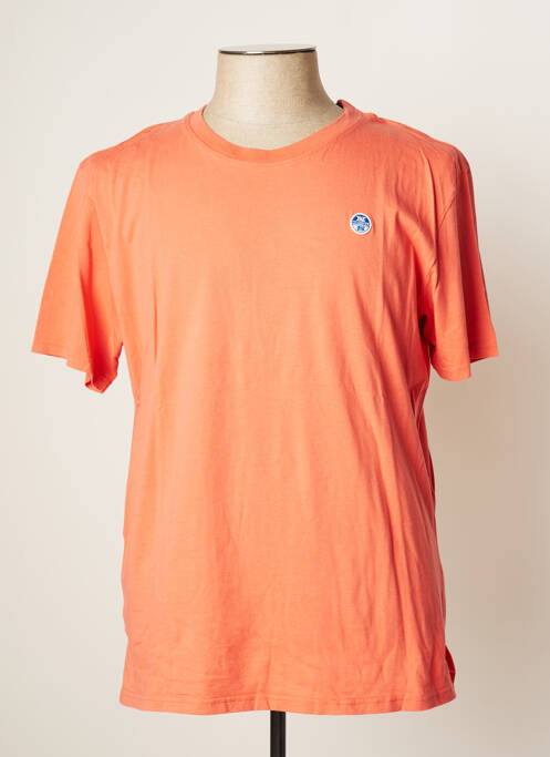 T-shirt orange NORTH SAILS pour homme