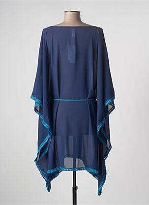 Robe de plage manches 3/4 bleu SIMONE PERELE femme