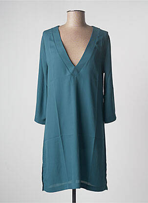 Robe de plage tissage crêpe vert SIMONE PERELE femme