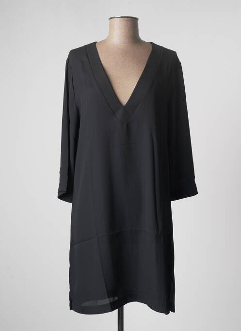 Robe de plage tissage crêpe noir SIMONE PERELE femme