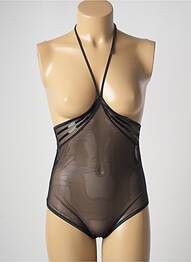 Body lingerie fermeture agrafe noir IMPLICITE femme