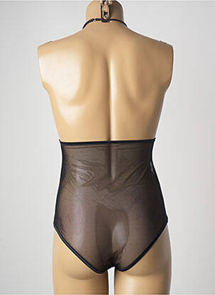 Body lingerie fermeture agrafe noir IMPLICITE femme