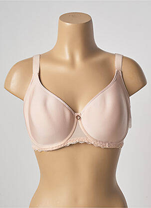 Soutien-gorge effet matière satinée haut soutien-gorge moulé rose AUBADE femme