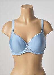 Soutien-gorge effet matière satinée haut soutien-gorge moulé bleu AUBADE femme