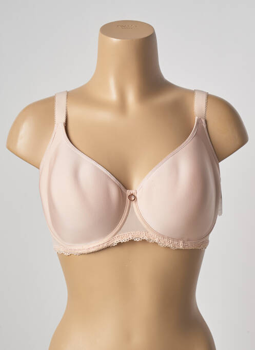 Soutien-gorge effet matière satinée haut soutien-gorge moulé rose AUBADE femme