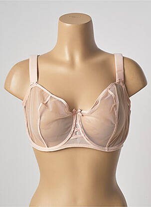 Soutien-gorge effet matière satinée haut soutien-gorge emboitant rose AUBADE femme
