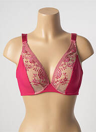 Soutien-gorge effet matière satinée haut soutien-gorge emboitant rose AUBADE femme