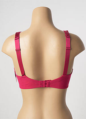 Soutien-gorge effet matière satinée haut soutien-gorge emboitant rouge AUBADE femme