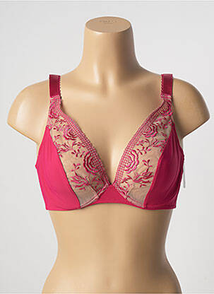 Soutien-gorge effet matière satinée haut soutien-gorge emboitant rose AUBADE femme