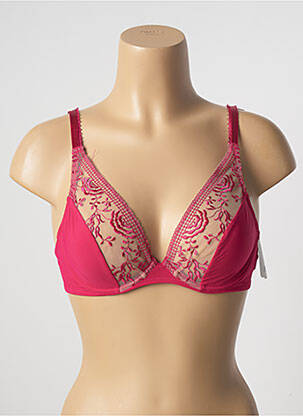 Soutien-gorge effet matière satinée haut soutien-gorge emboitant rose AUBADE femme