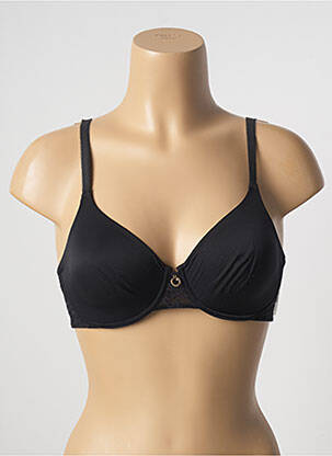 Soutien-gorge effet matière satinée haut soutien-gorge emboitant noir AUBADE femme