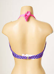 Haut de maillot de bain violet ANTIGEL pour femme seconde vue
