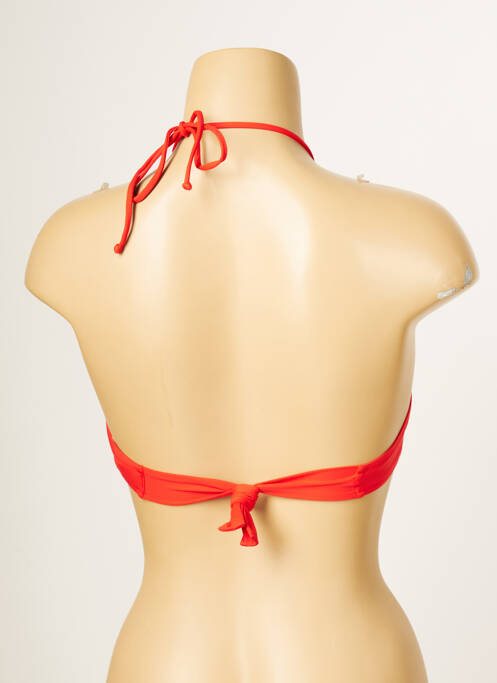 Haut de maillot de bain rouge ANTIGEL pour femme