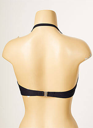 Haut de maillot de bain stretch haut soutien-gorge balconnet noir ANTIGEL femme