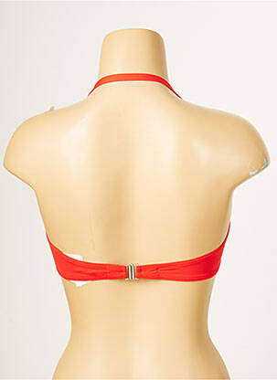 Haut de maillot de bain stretch haut soutien-gorge balconnet rouge ANTIGEL femme